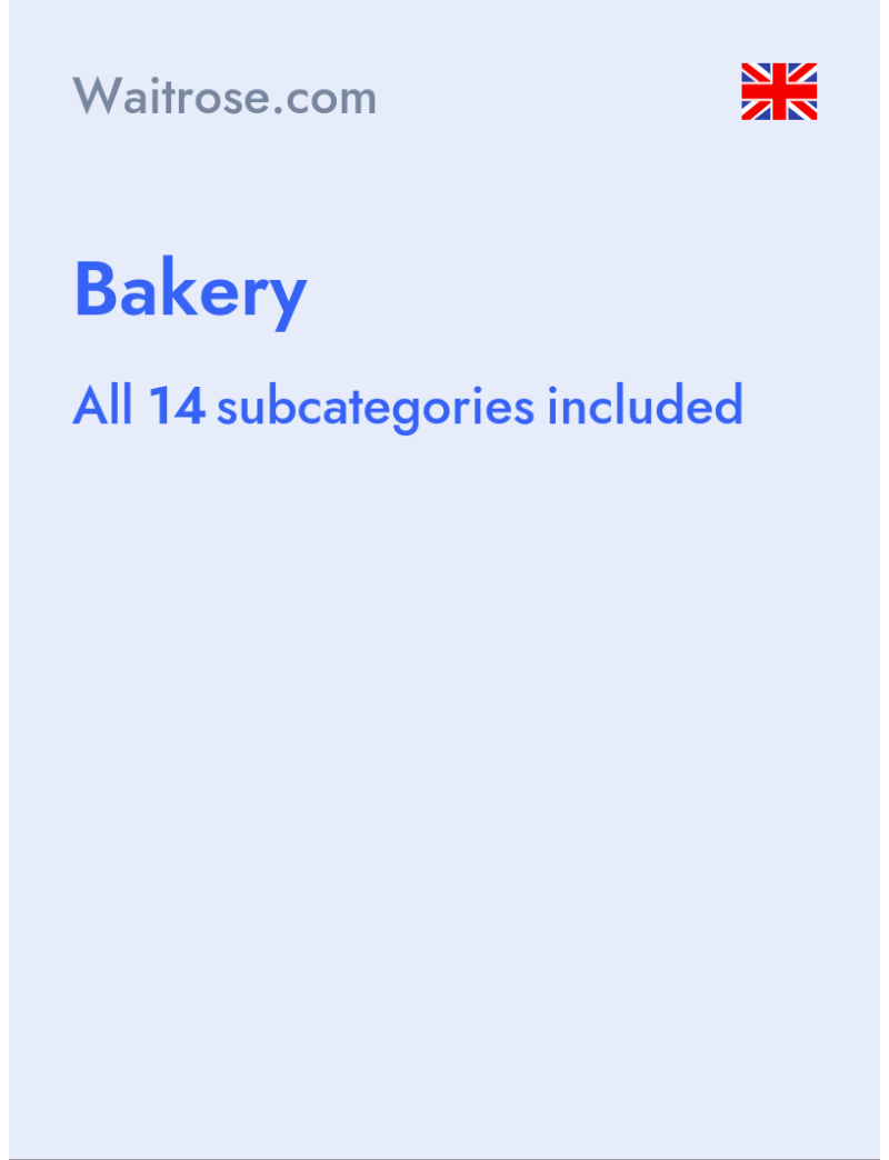 Bakery - Waitrose.com - United Kingdom