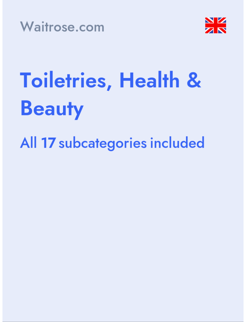 Toiletries, Health & Beauty - Waitrose.com - United Kingdom