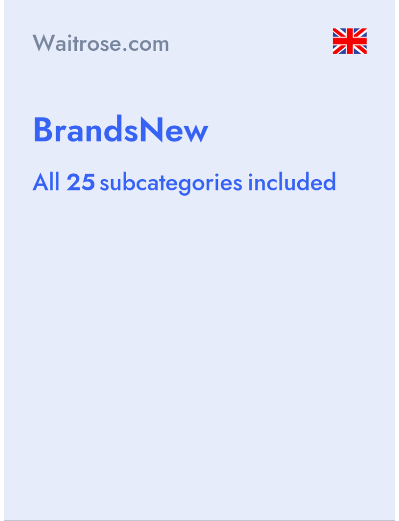 BrandsNew - Waitrose.com - United Kingdom
