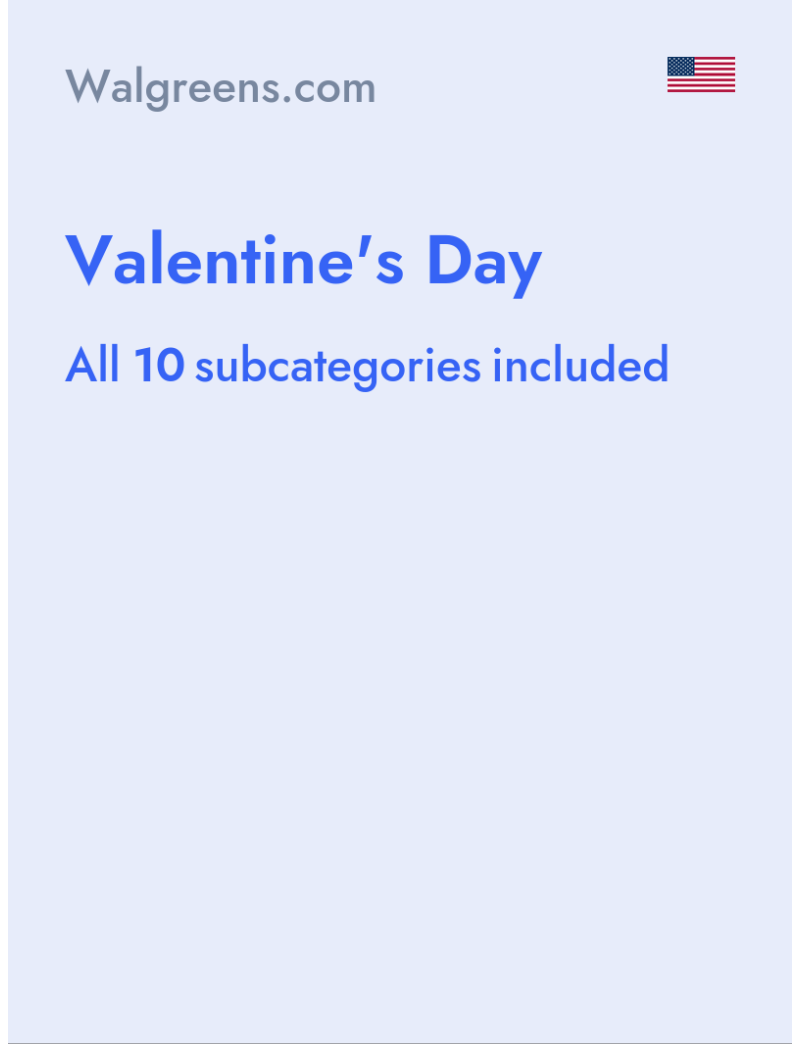 Valentine's Day - Walgreens.com - USA