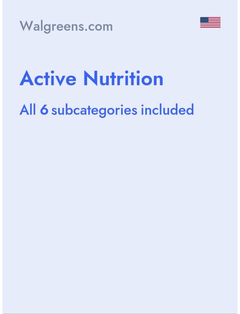 Active Nutrition - Walgreens.com - USA