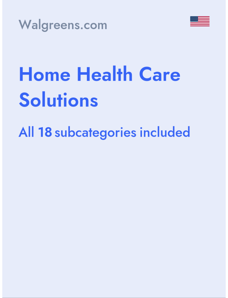 Home Health Care Solutions - Walgreens.com - USA