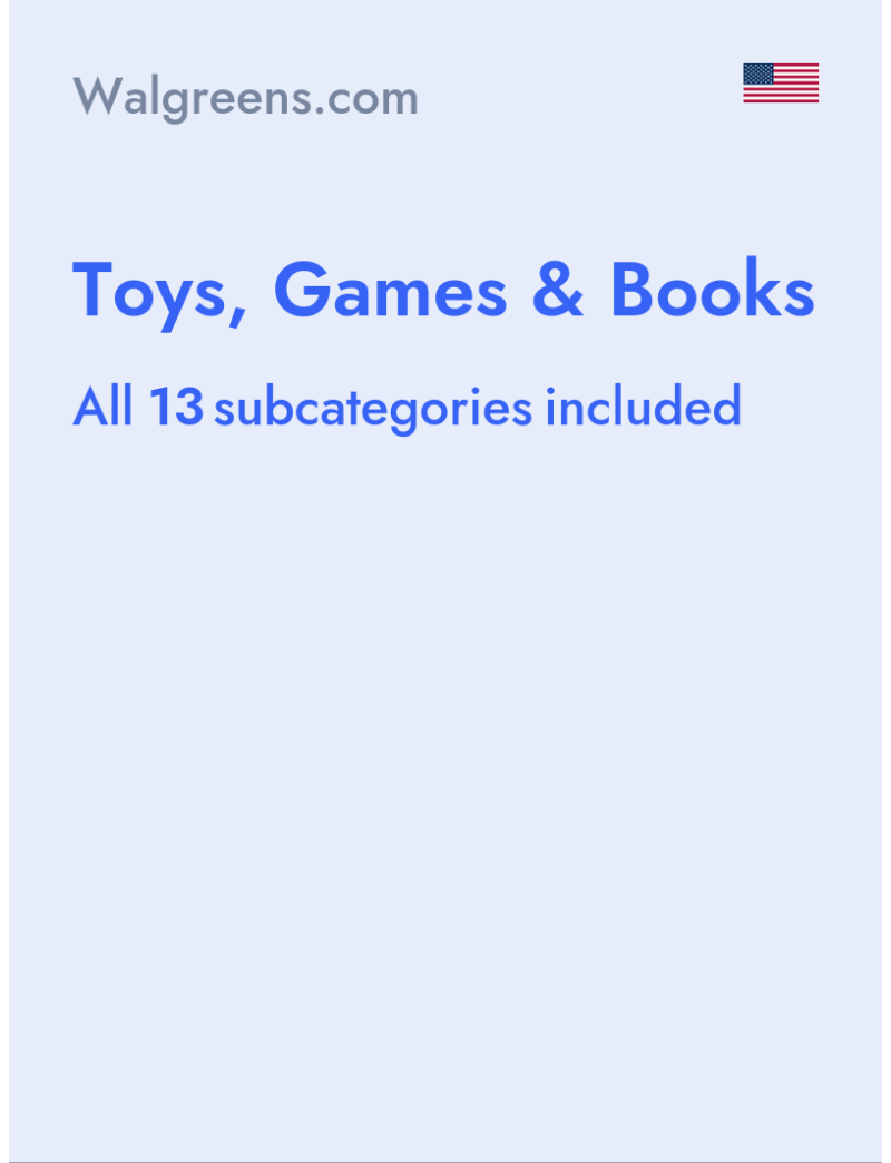 Toys, Games & Books - Walgreens.com - USA