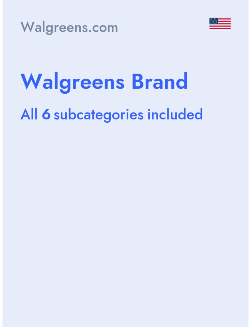 Walgreens Brand - Walgreens.com - USA