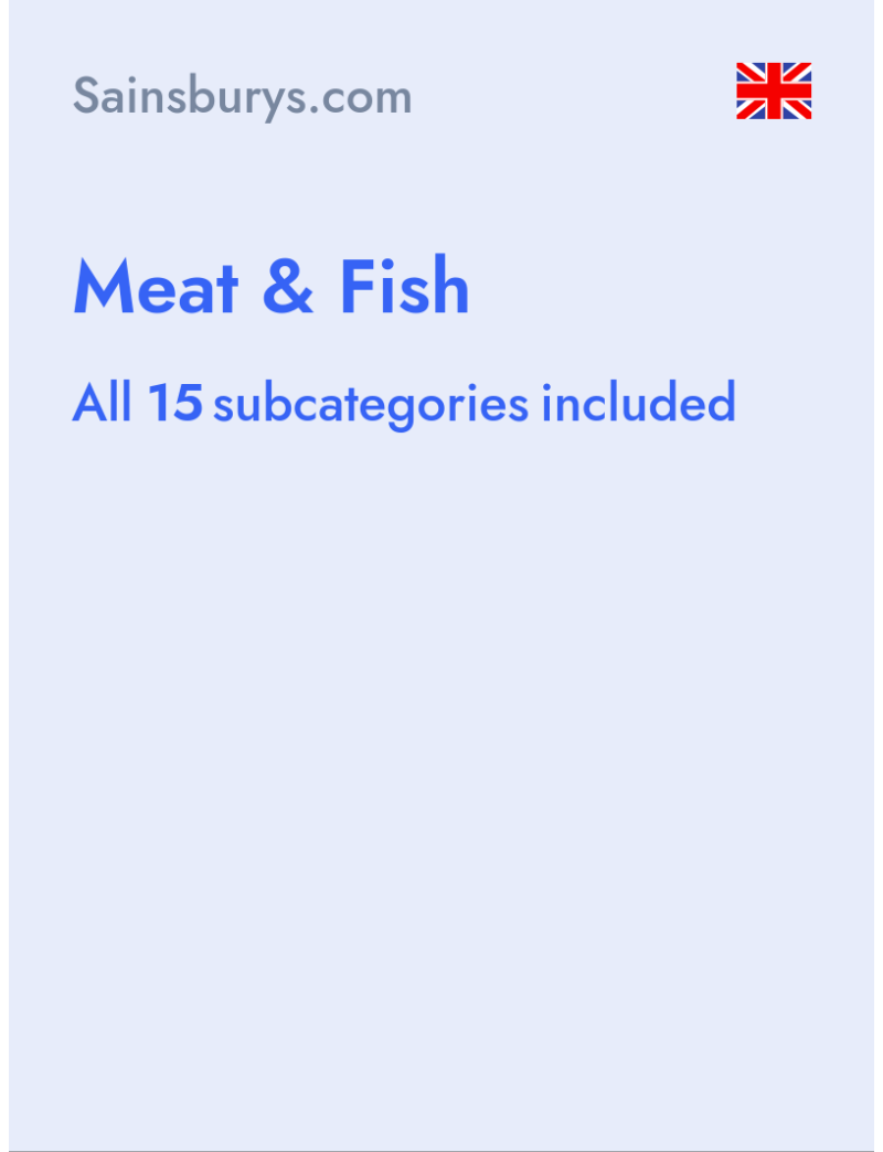 Meat & fish - Sainsburys.com - United Kingdom