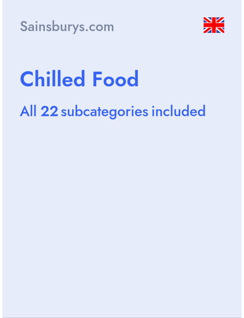 Chilled food - Sainsburys.com - United Kingdom