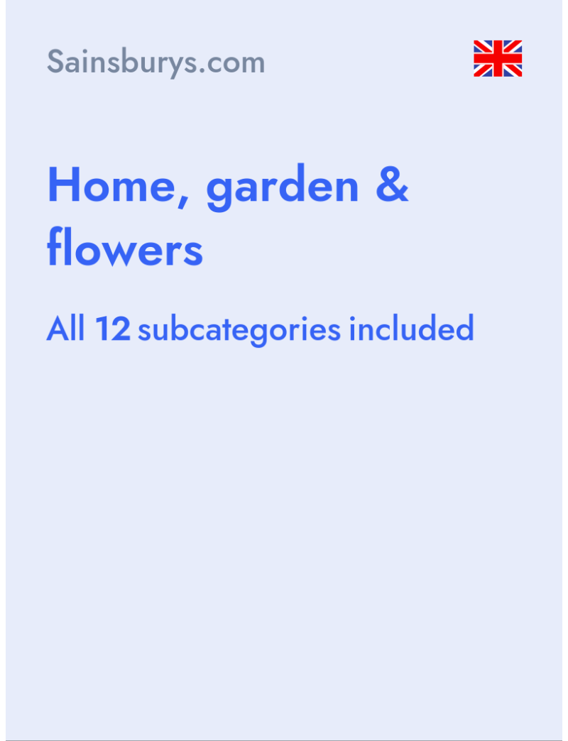 Home, garden & flowers - Sainsburys.com - United Kingdom