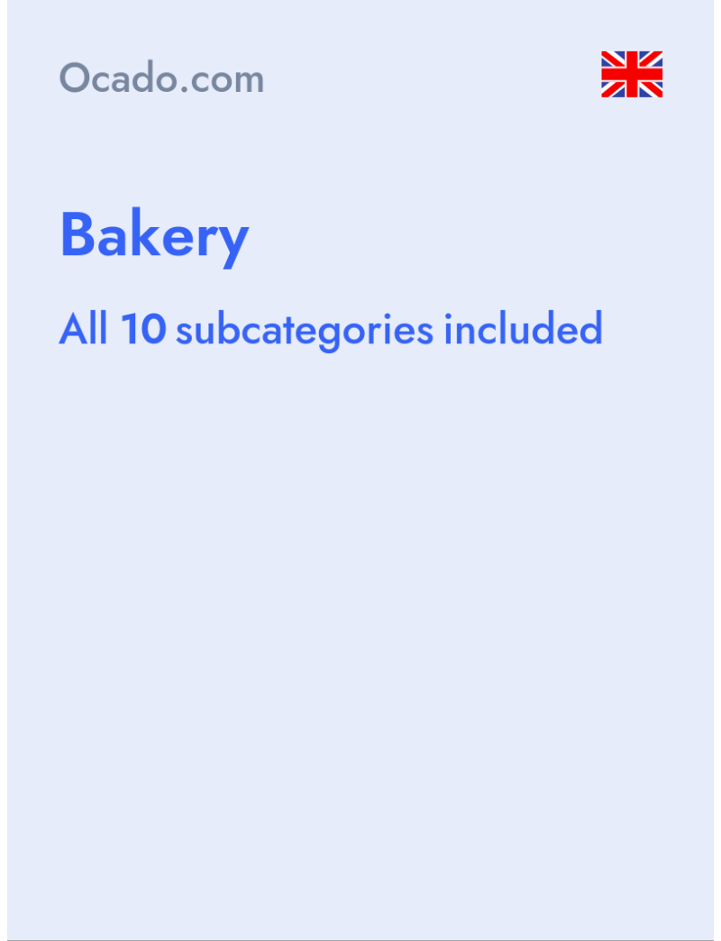 Bakery - Ocado.com - United Kingdom