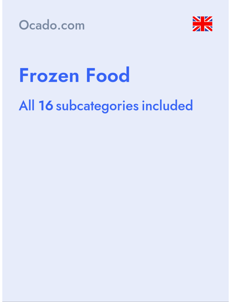 Frozen Food - Ocado.com - United Kingdom