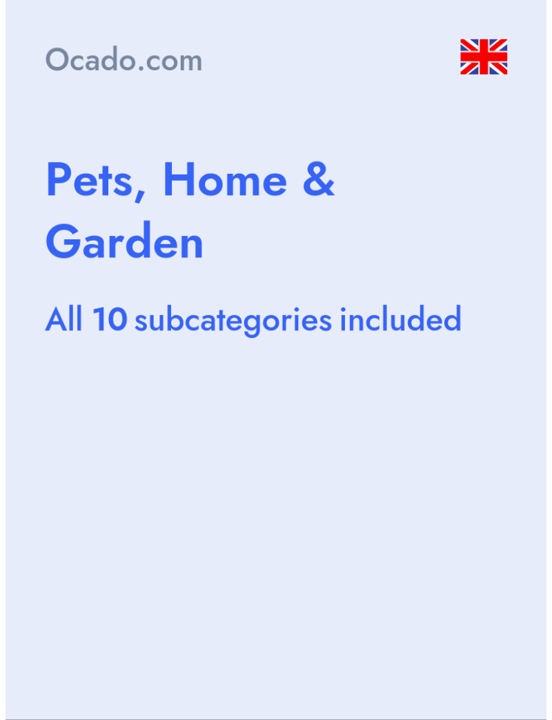 Pets, Home & Garden - Ocado.com - United Kingdom