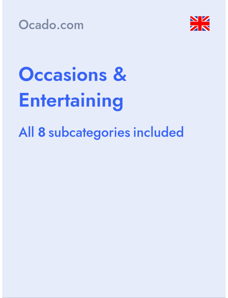 Occasions & Entertaining - Ocado.com - United Kingdom