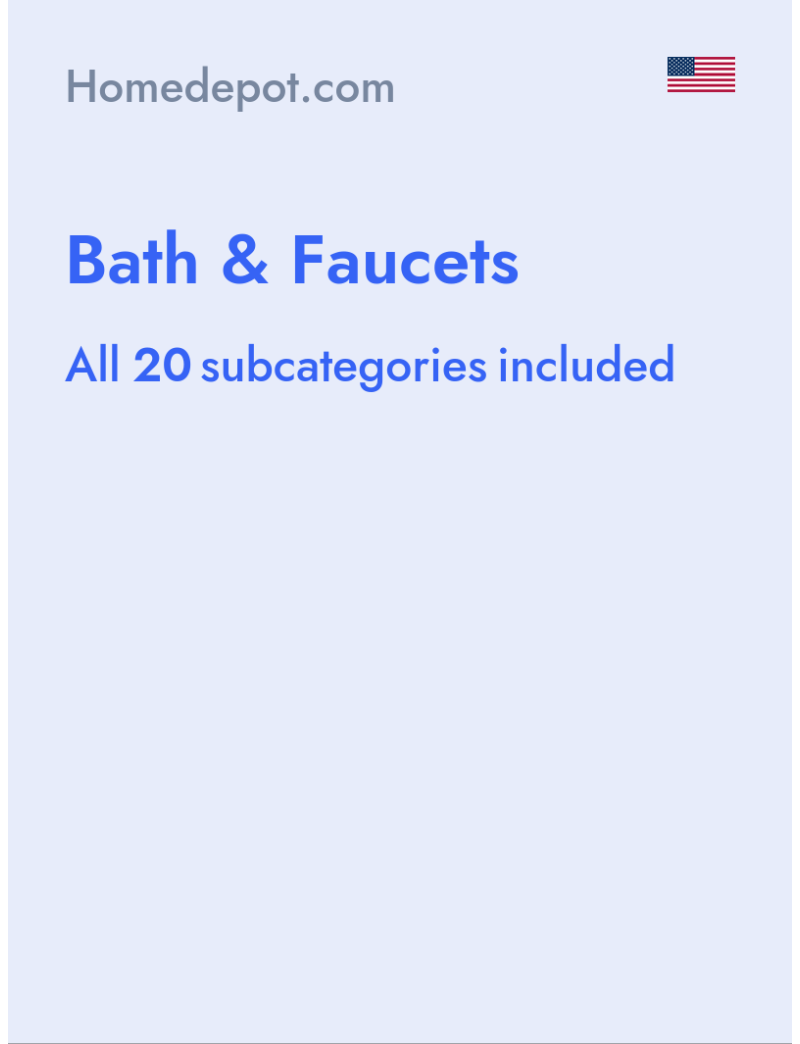 Bath & Faucets - Homedepot.com - USA