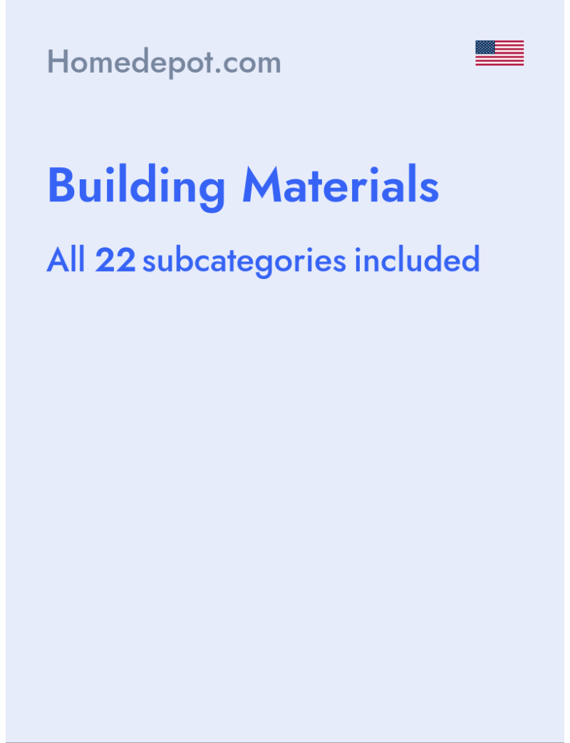 Building Materials - Homedepot.com - USA