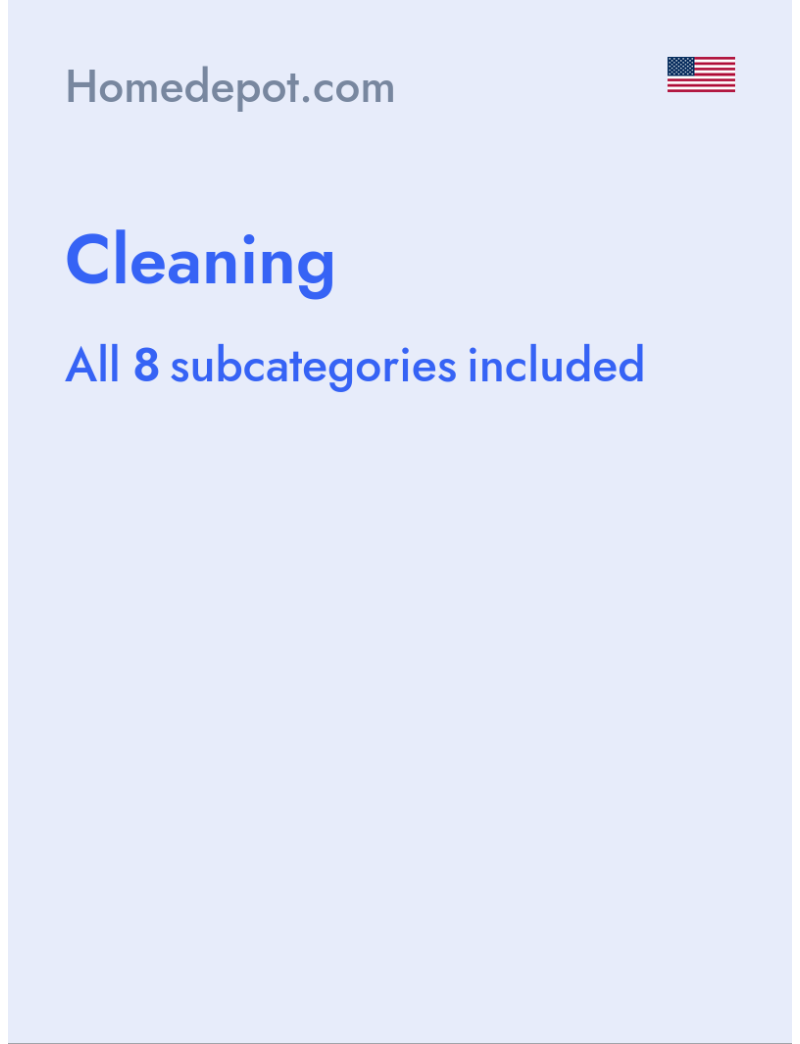 Cleaning - Homedepot.com - USA