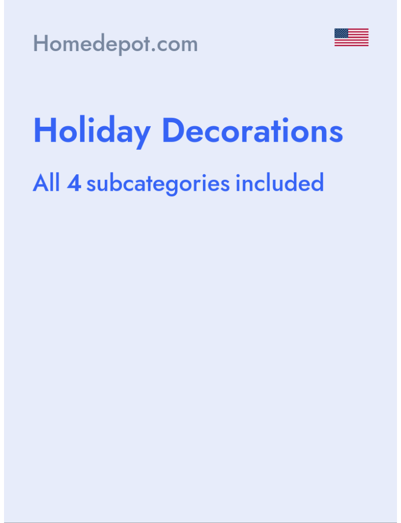 Holiday Decorations - Homedepot.com - USA