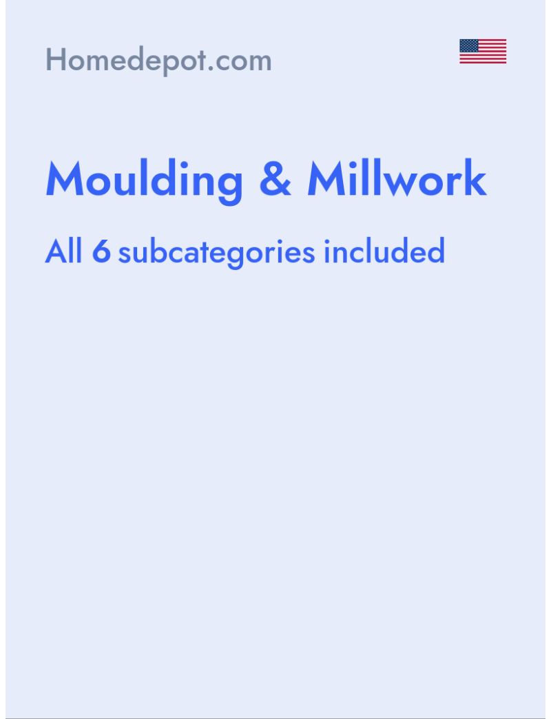 Moulding & Millwork - Homedepot.com - USA