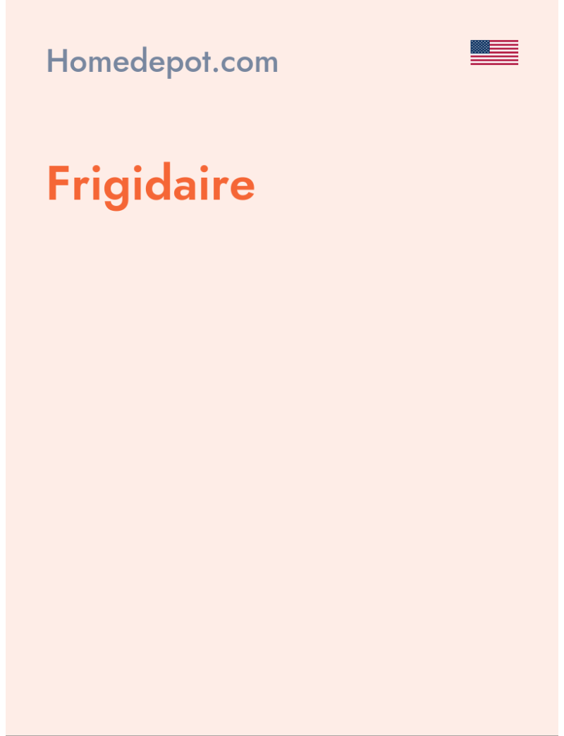 Frigidaire - Homedepot.com - USA