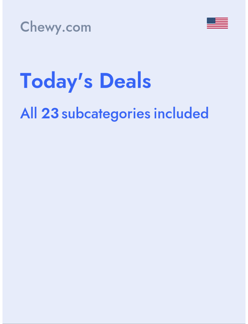 Today's Deals - Chewy.com - USA