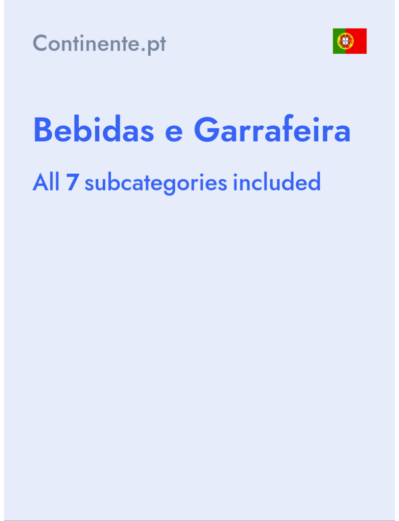 Bebidas e Garrafeira - Continente.pt - Portugal