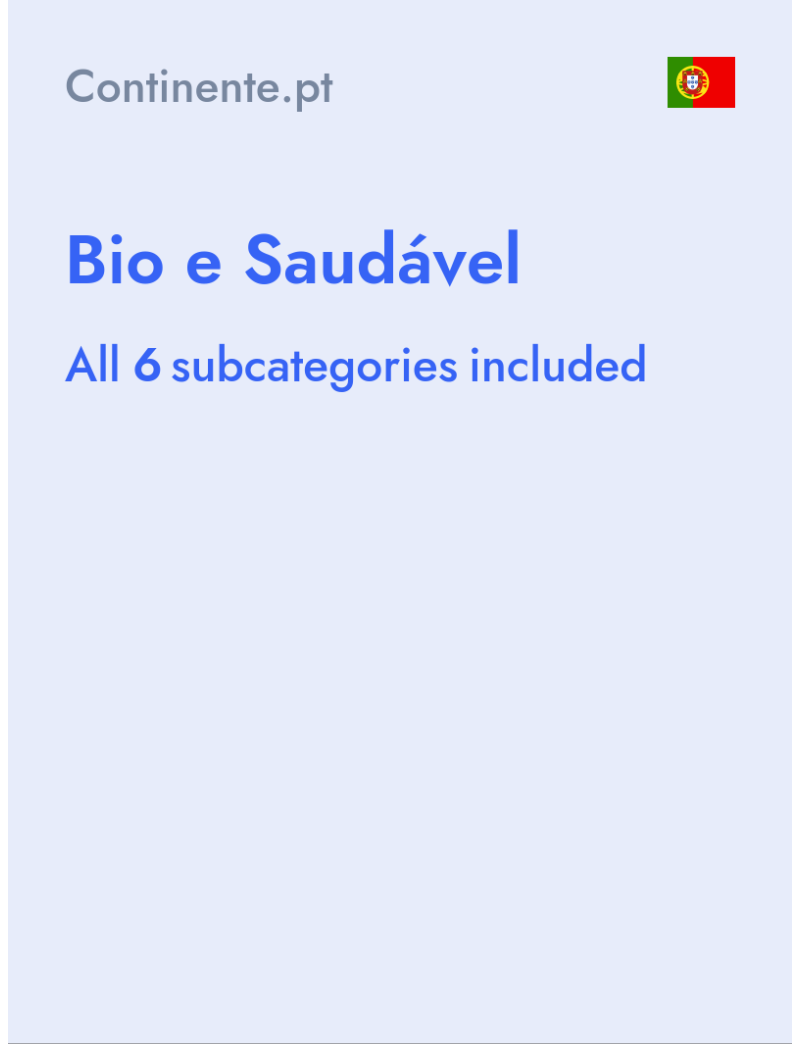 Bio e Saudável - Continente.pt - Portugal