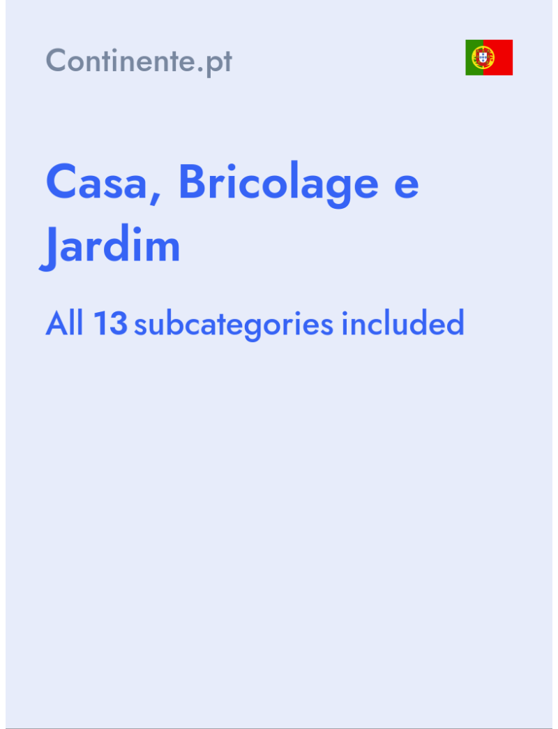 Casa, Bricolage e Jardim - Continente.pt - Portugal