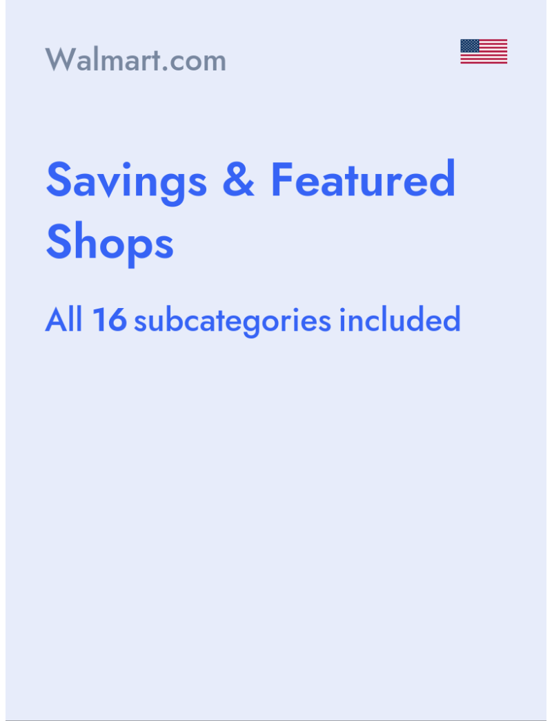 Savings & Featured Shops - Walmart.com - USA