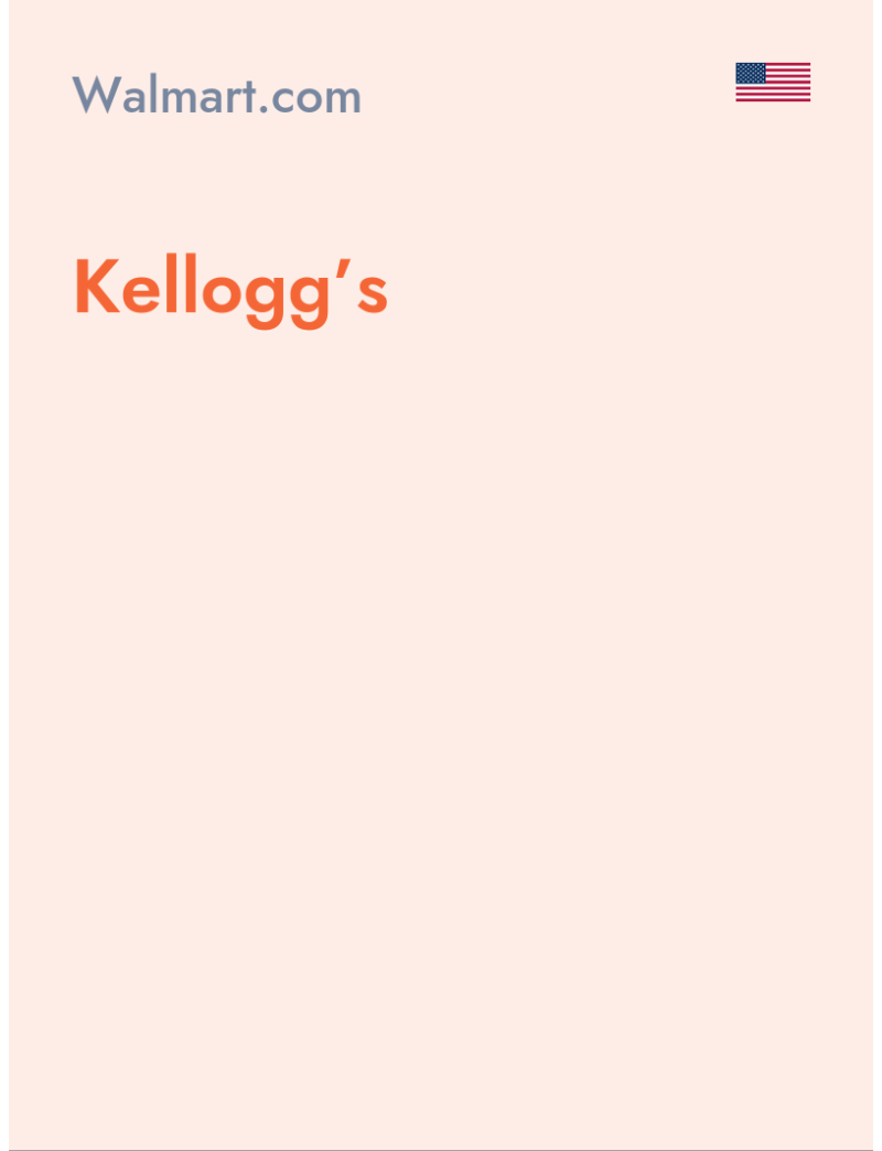 Kellogg’s - Walmart.com - USA
