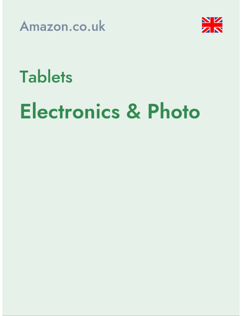 Tablets (Electronics & Photo) - amazon.co.uk - United Kingdom