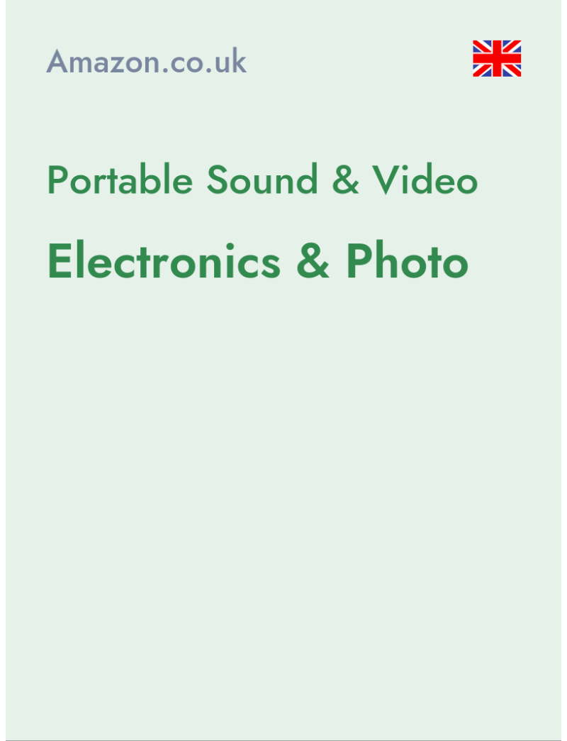 Portable Sound & Video (Electronics & Photo) - amazon.co.uk - United Kingdom
