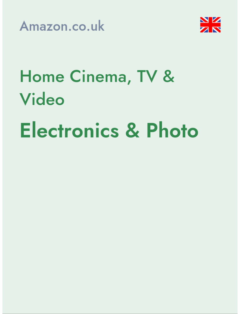 Home Cinema, TV & Video (Electronics & Photo) - amazon.co.uk - United Kingdom