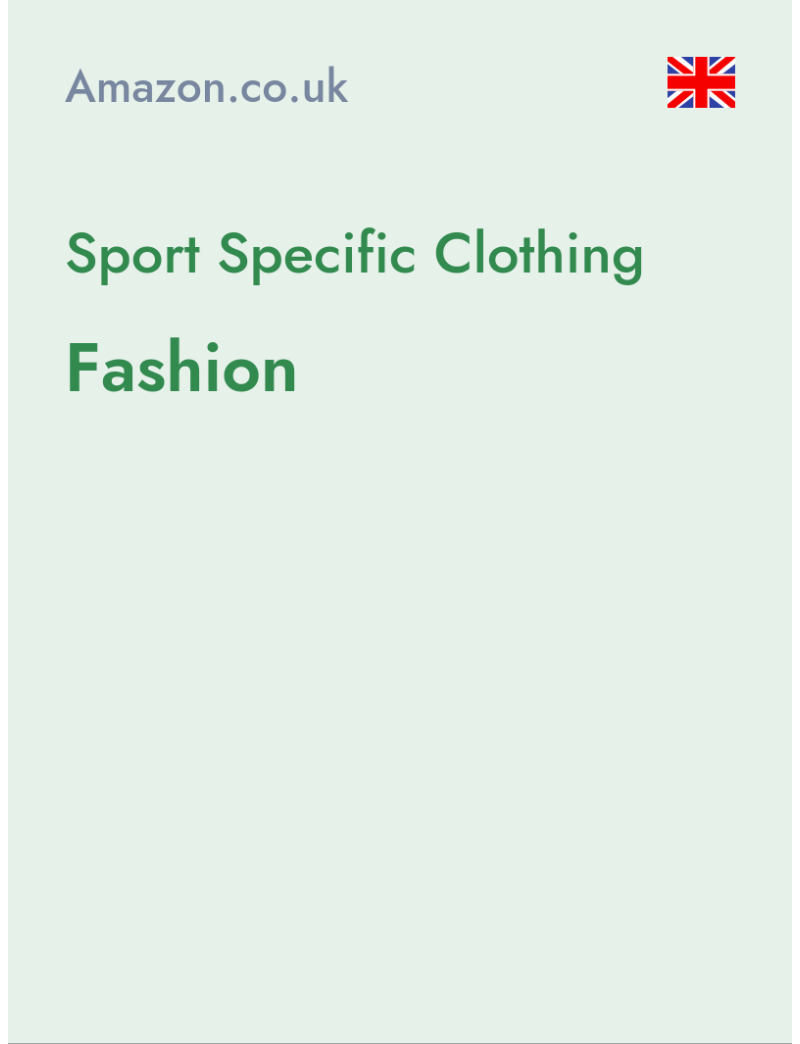 Sport Specific Clothing (Fashion) - amazon.co.uk - United Kingdom