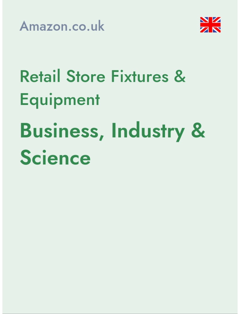 Retail Store Fixtures & Equipment (Business, Industry & Science) - amazon.co.uk - United Kingdom