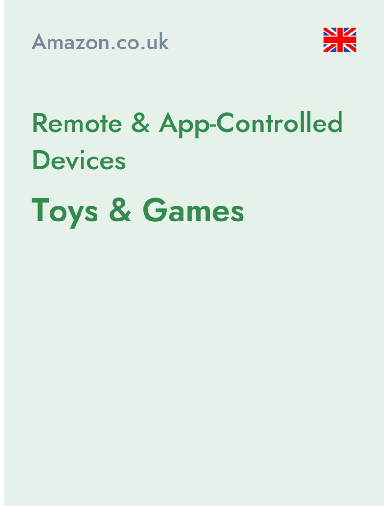 Remote & App-Controlled Devices (Toys & Games) - amazon.co.uk - United Kingdom