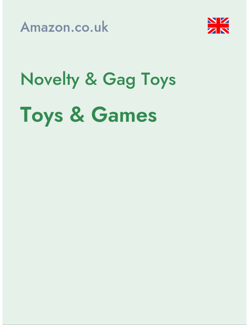 Novelty & Gag Toys (Toys & Games) - amazon.co.uk - United Kingdom