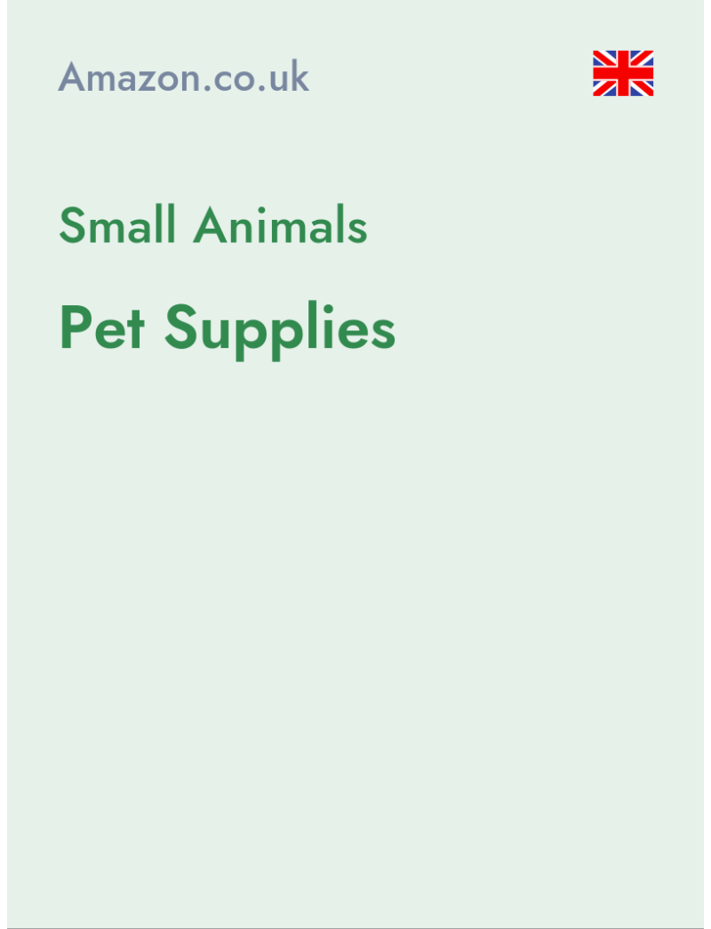 Small Animals (Pet Supplies) - amazon.co.uk - United Kingdom