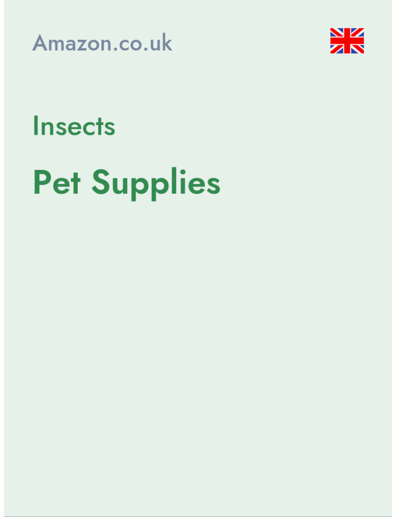 Insects (Pet Supplies) - amazon.co.uk - United Kingdom