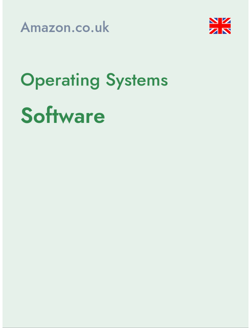 Operating Systems (Software) - amazon.co.uk - United Kingdom