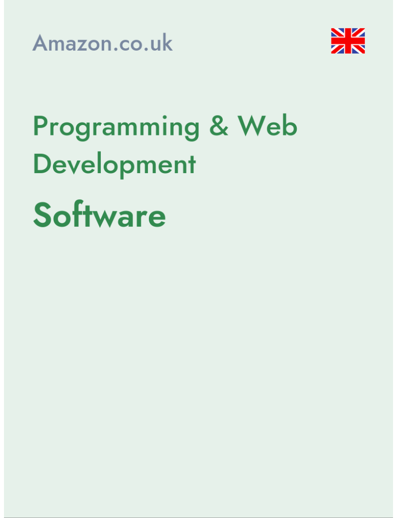 Programming & Web Development (Software) - amazon.co.uk - United Kingdom