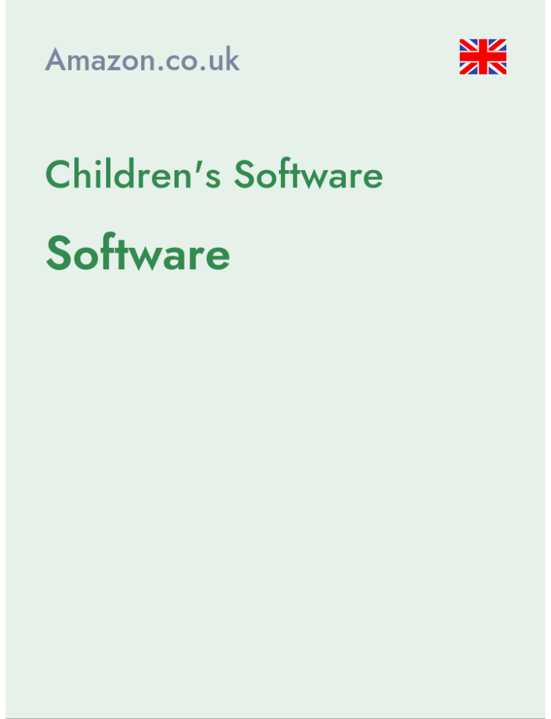 Children's Software (Software) - amazon.co.uk - United Kingdom