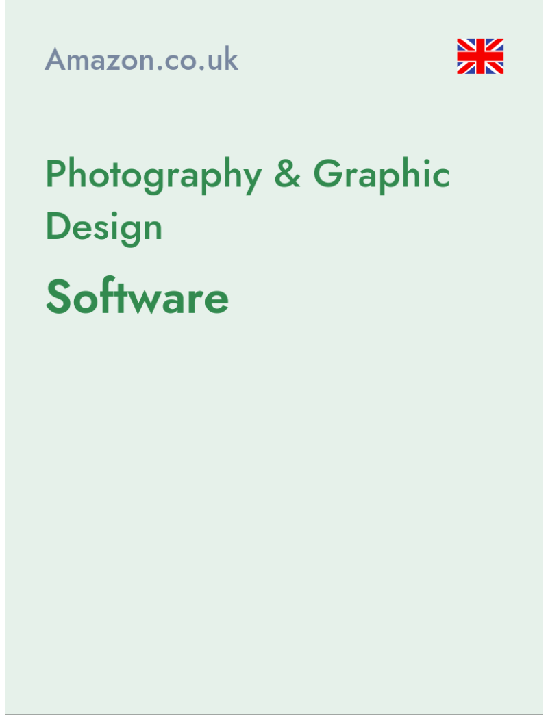 Photography & Graphic Design (Software) - amazon.co.uk - United Kingdom