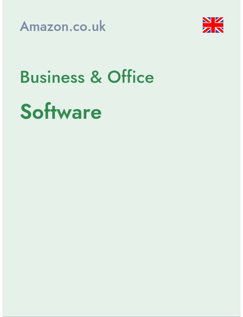 Business & Office (Software) - amazon.co.uk - United Kingdom