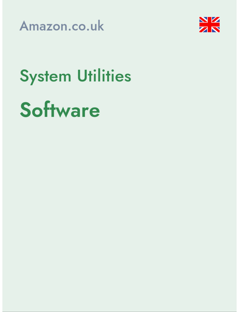 System Utilities (Software) - amazon.co.uk - United Kingdom