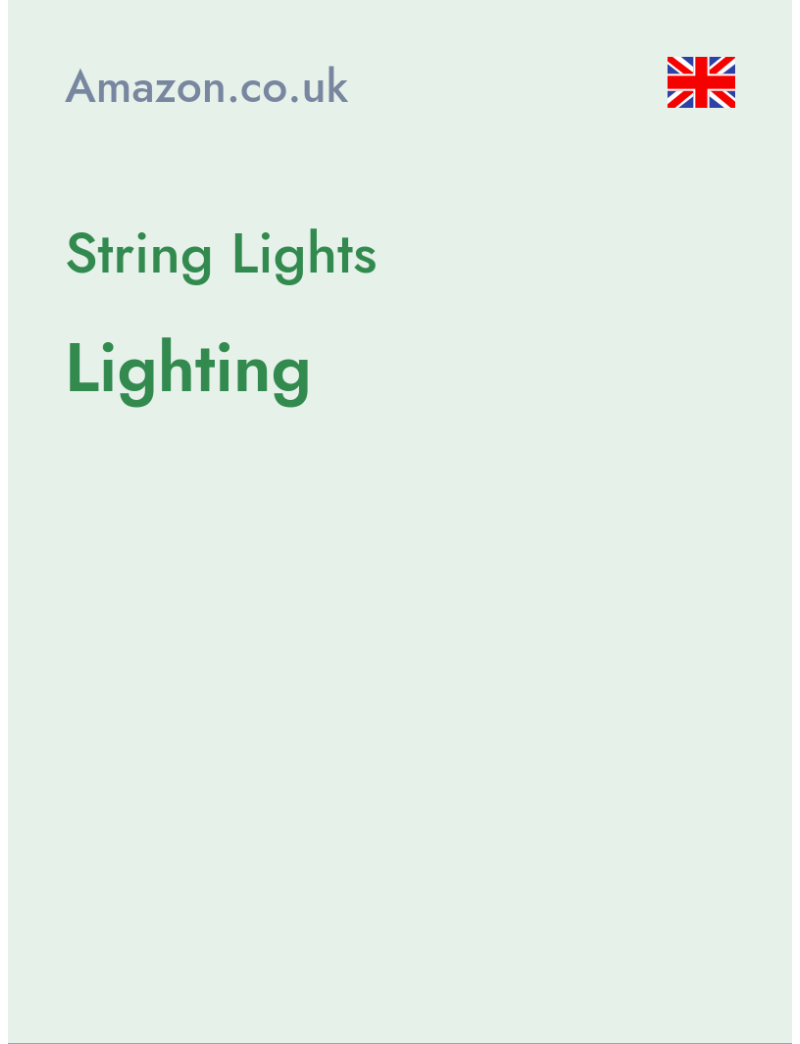 String Lights (Lighting) - amazon.co.uk - United Kingdom