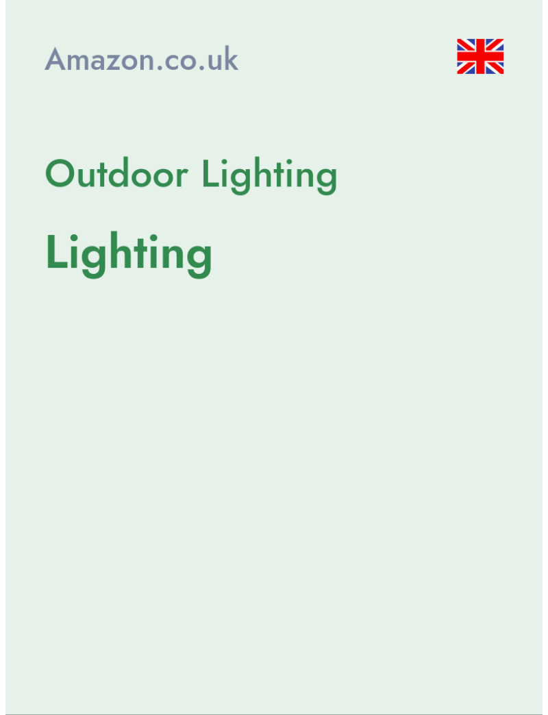 Outdoor Lighting (Lighting) - amazon.co.uk - United Kingdom