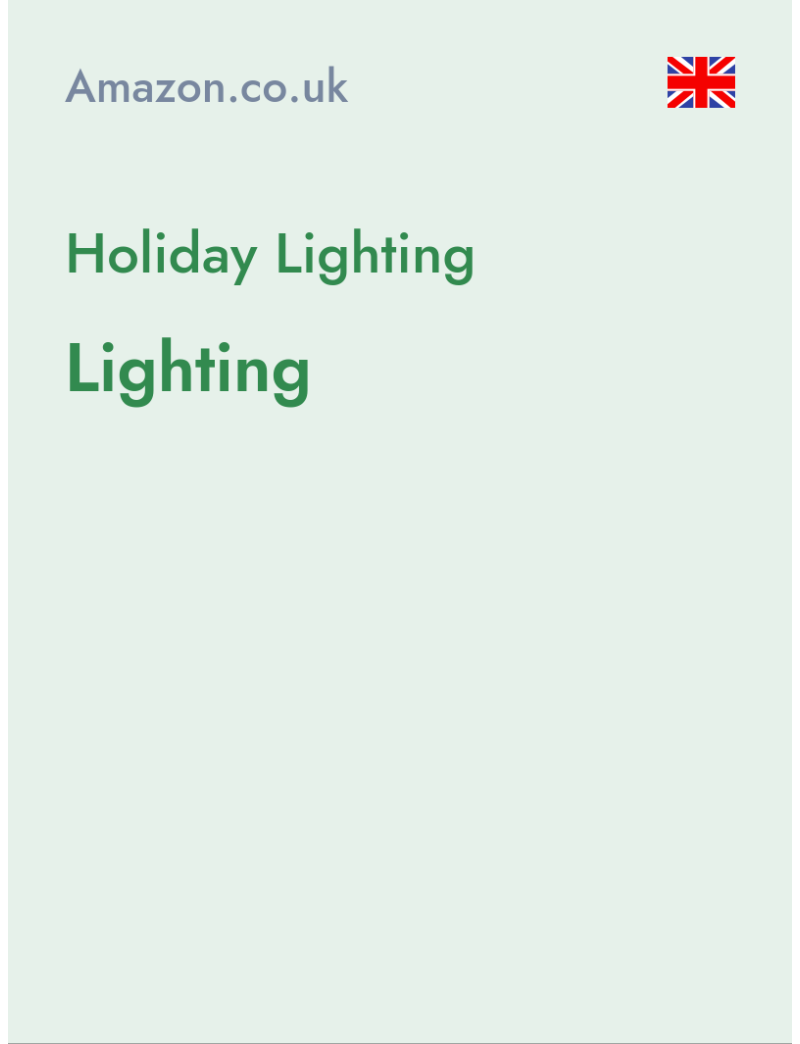 Holiday Lighting (Lighting) - amazon.co.uk - United Kingdom