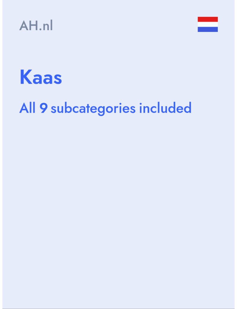 Kaas - AH.nl - Netherlands