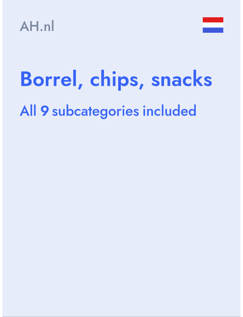 Borrel, chips, snacks - AH.nl - Netherlands