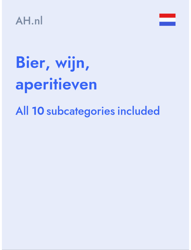 Bier, wijn, aperitieven - AH.nl - Netherlands