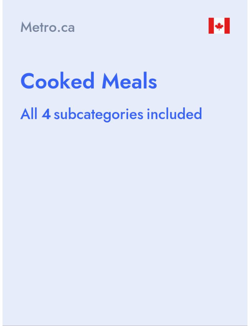 Cooked Meals - Metro.ca - Canada