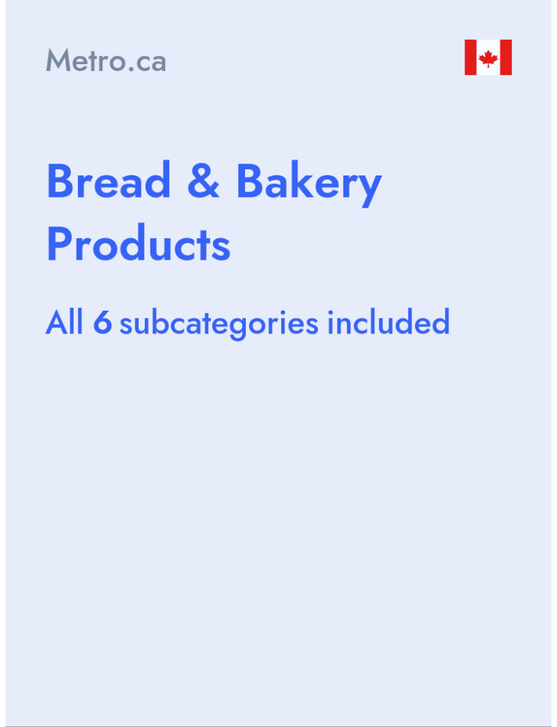Bread & Bakery Products - Metro.ca - Canada
